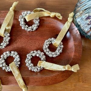 8 Elegant Silver and Gold Holiday Ornaments